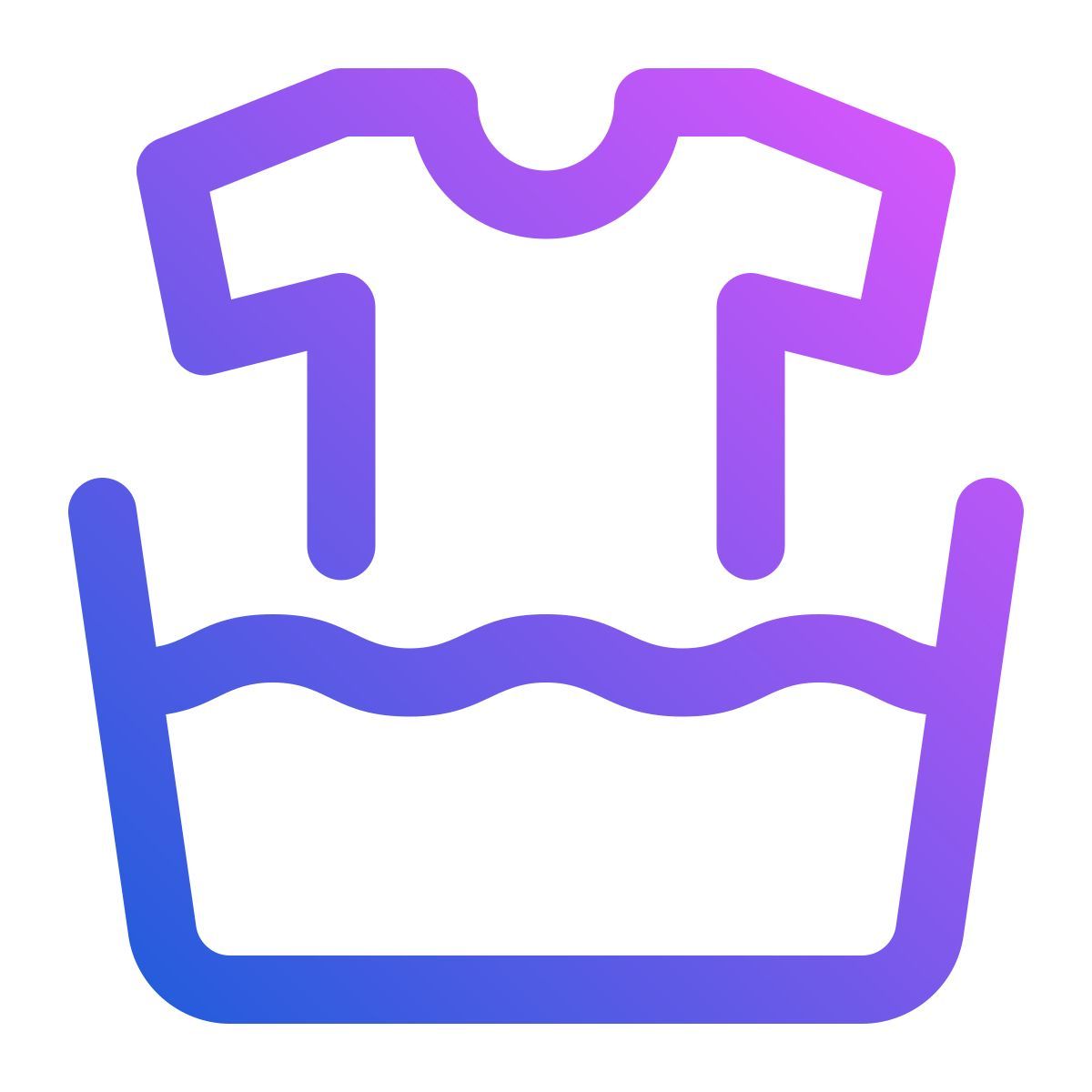 washing clothes icon