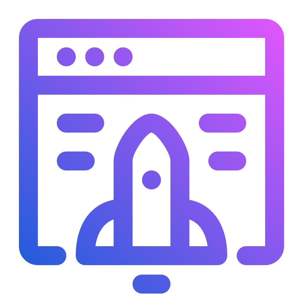 website launch icon