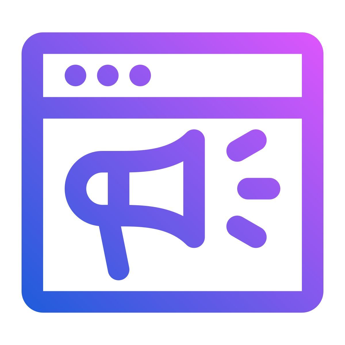website marketing icon