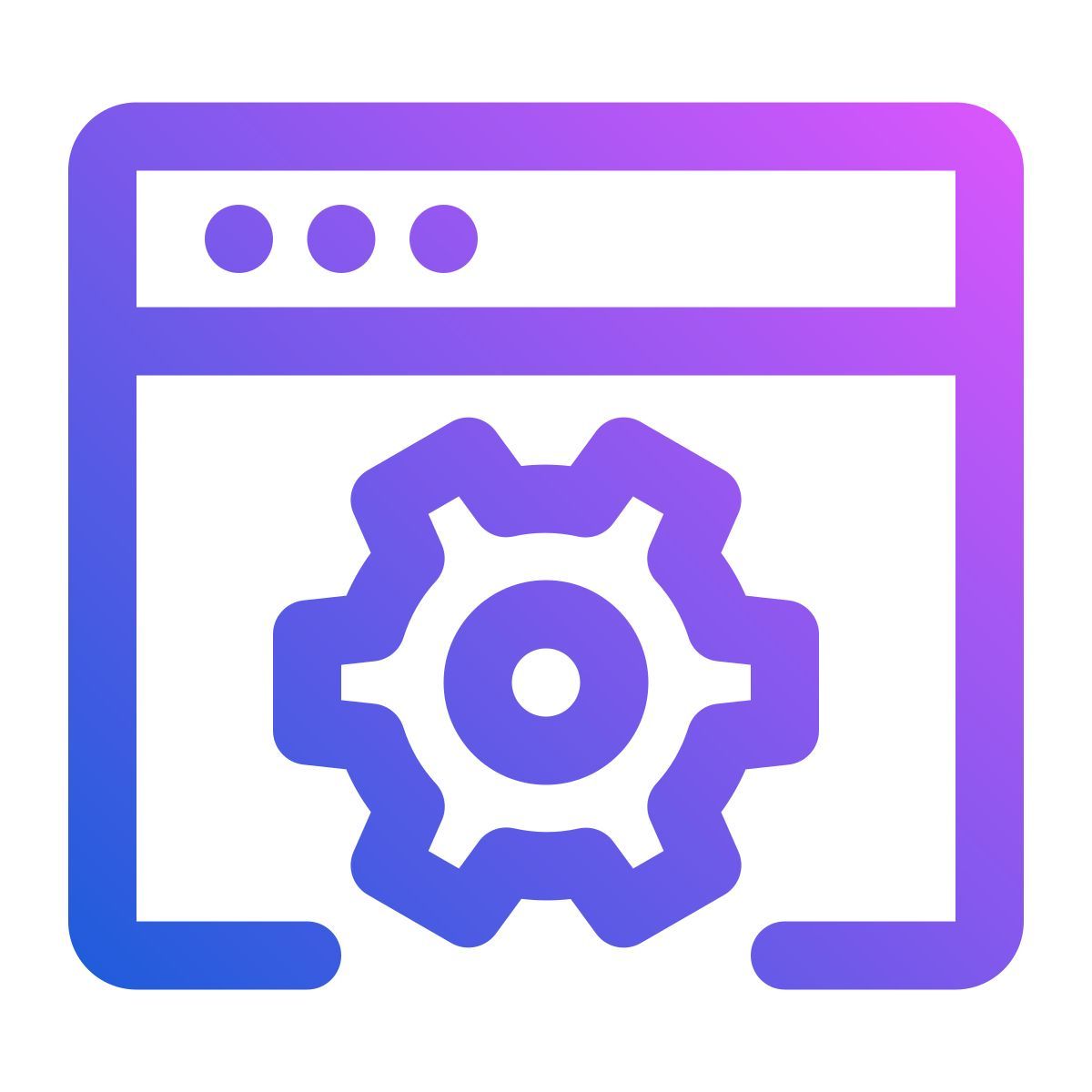 website settings icon