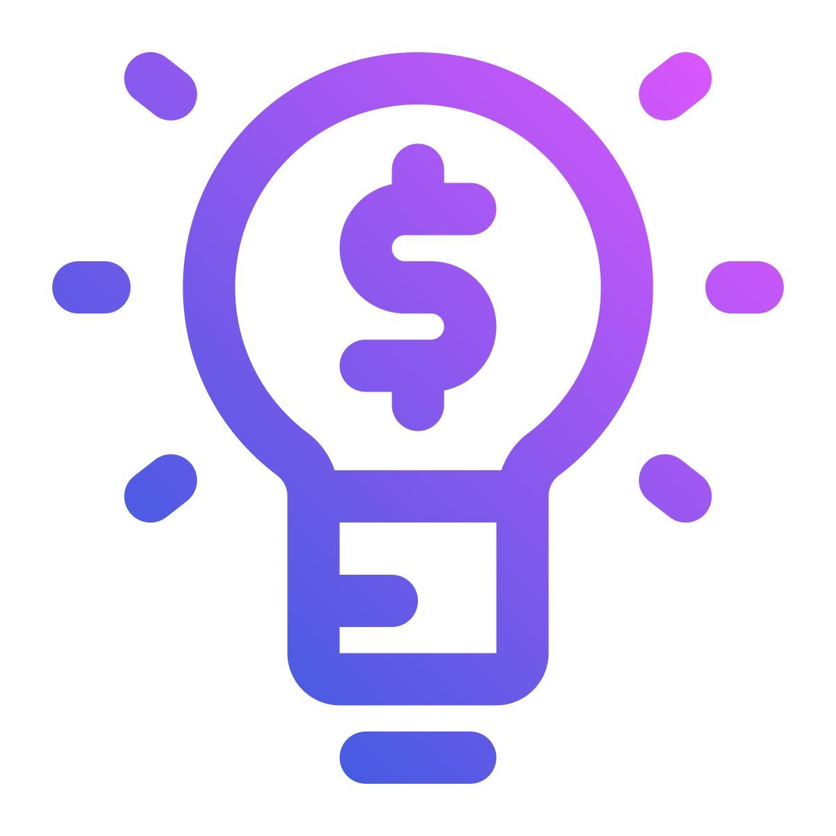 financial idea icon