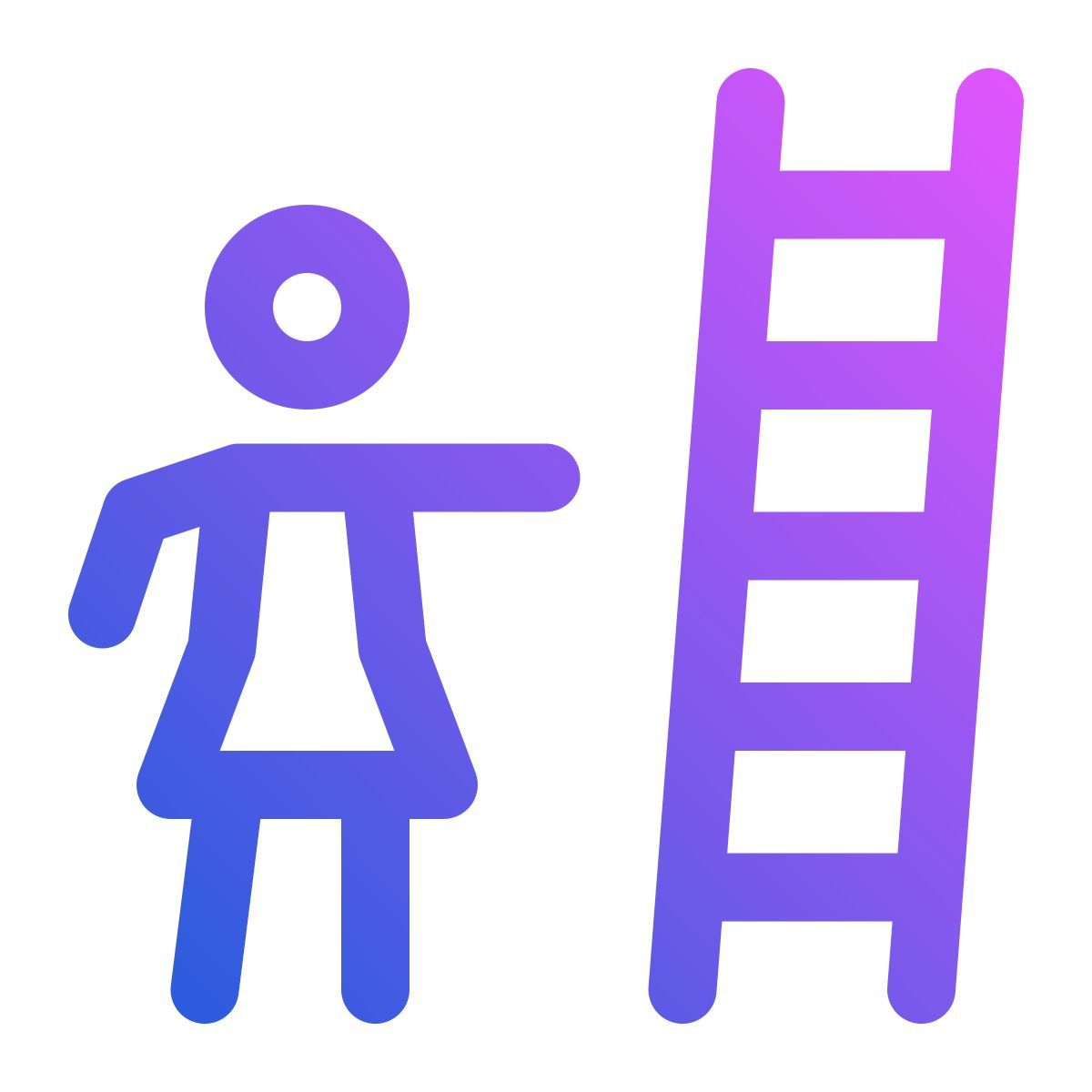 success ladder icon