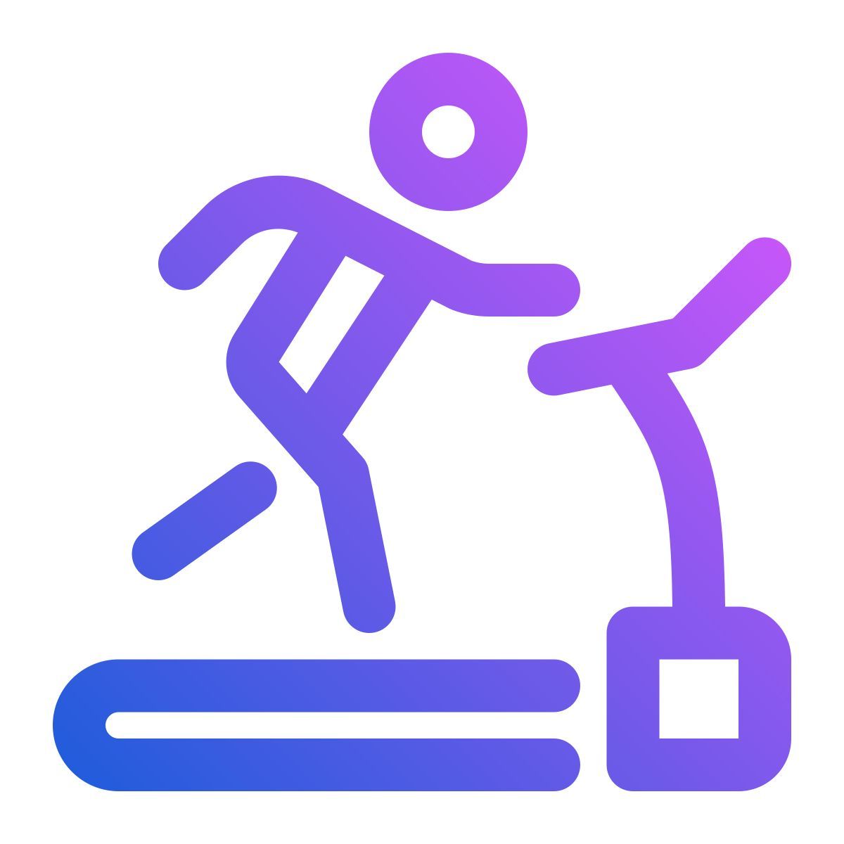 treadmill workout icon