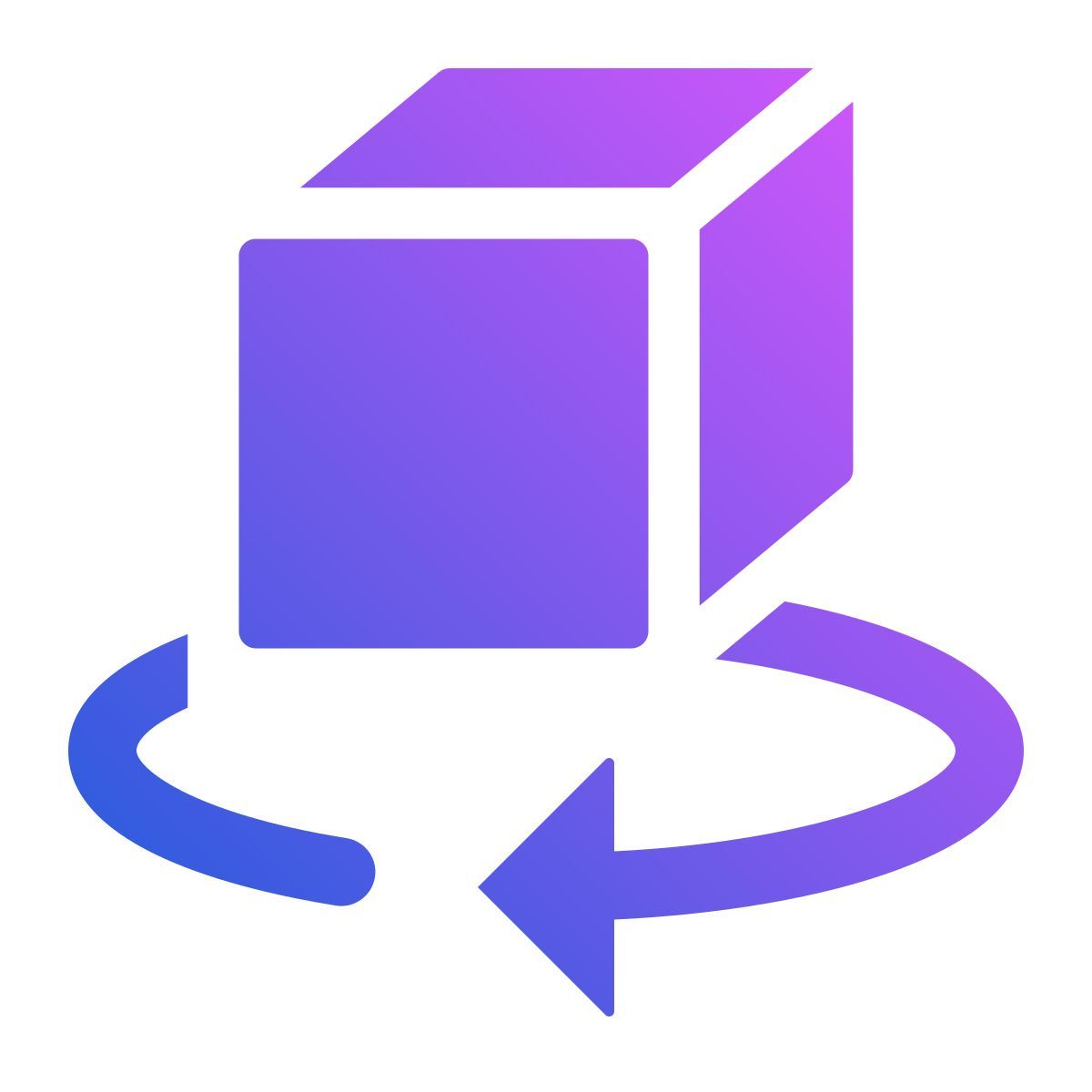 3d technology icon
