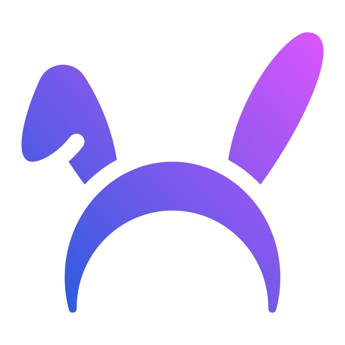 bunny headband icon