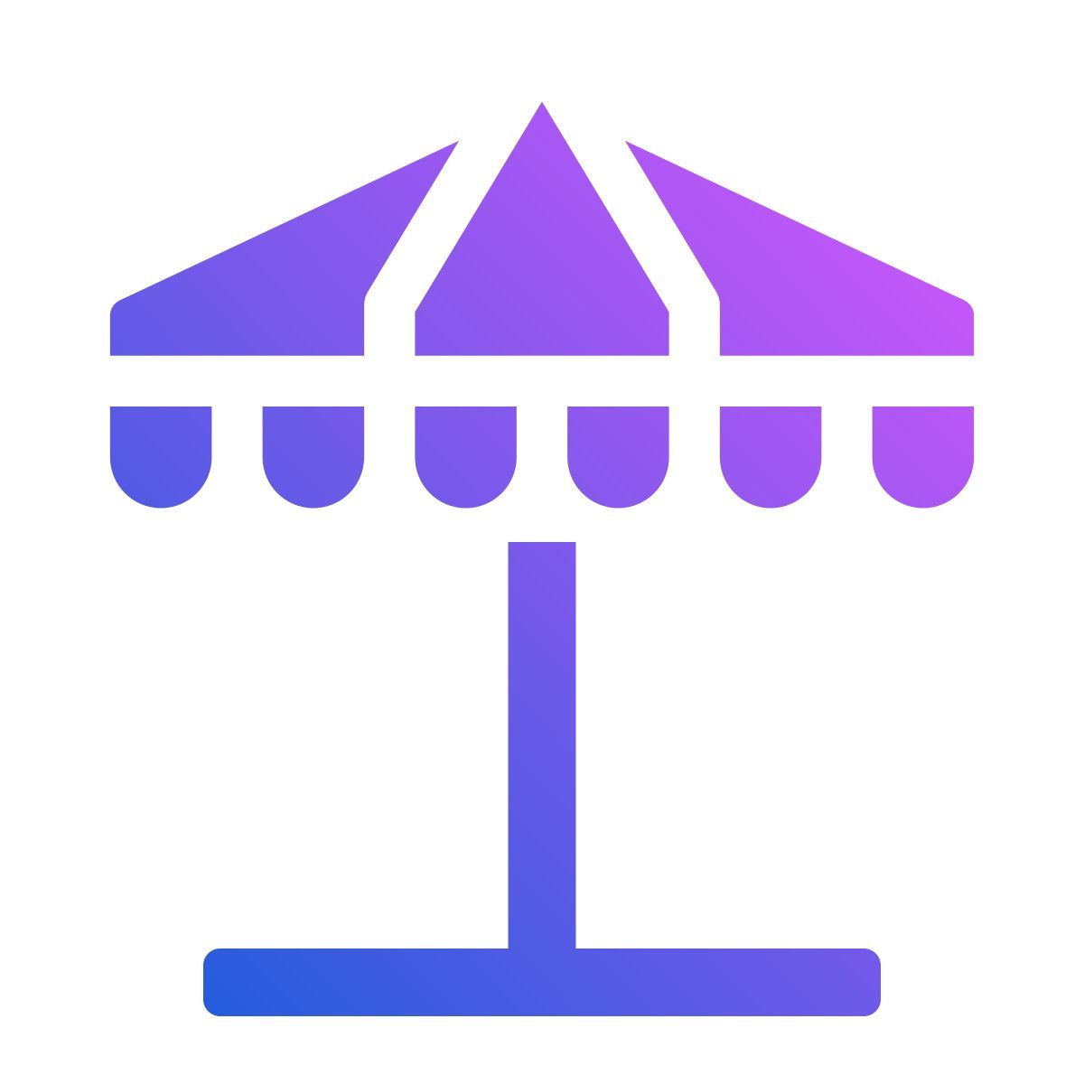 carnival tent icon
