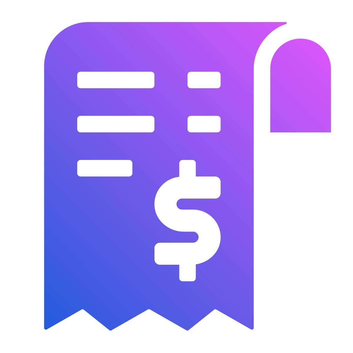 cash receipt icon