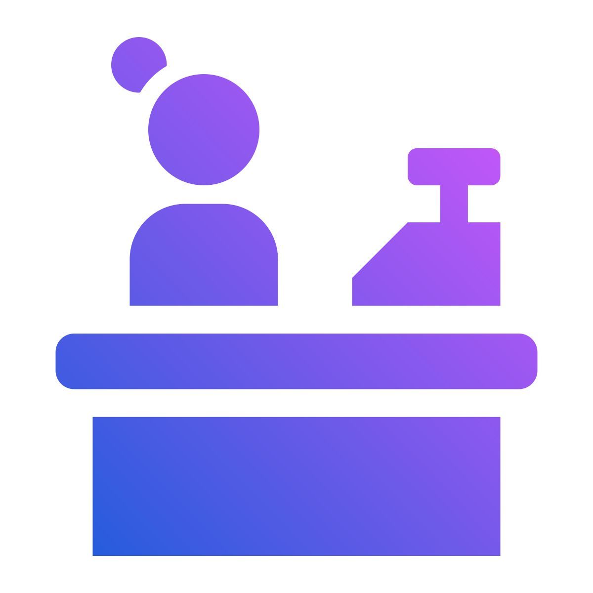 cashier counter icon