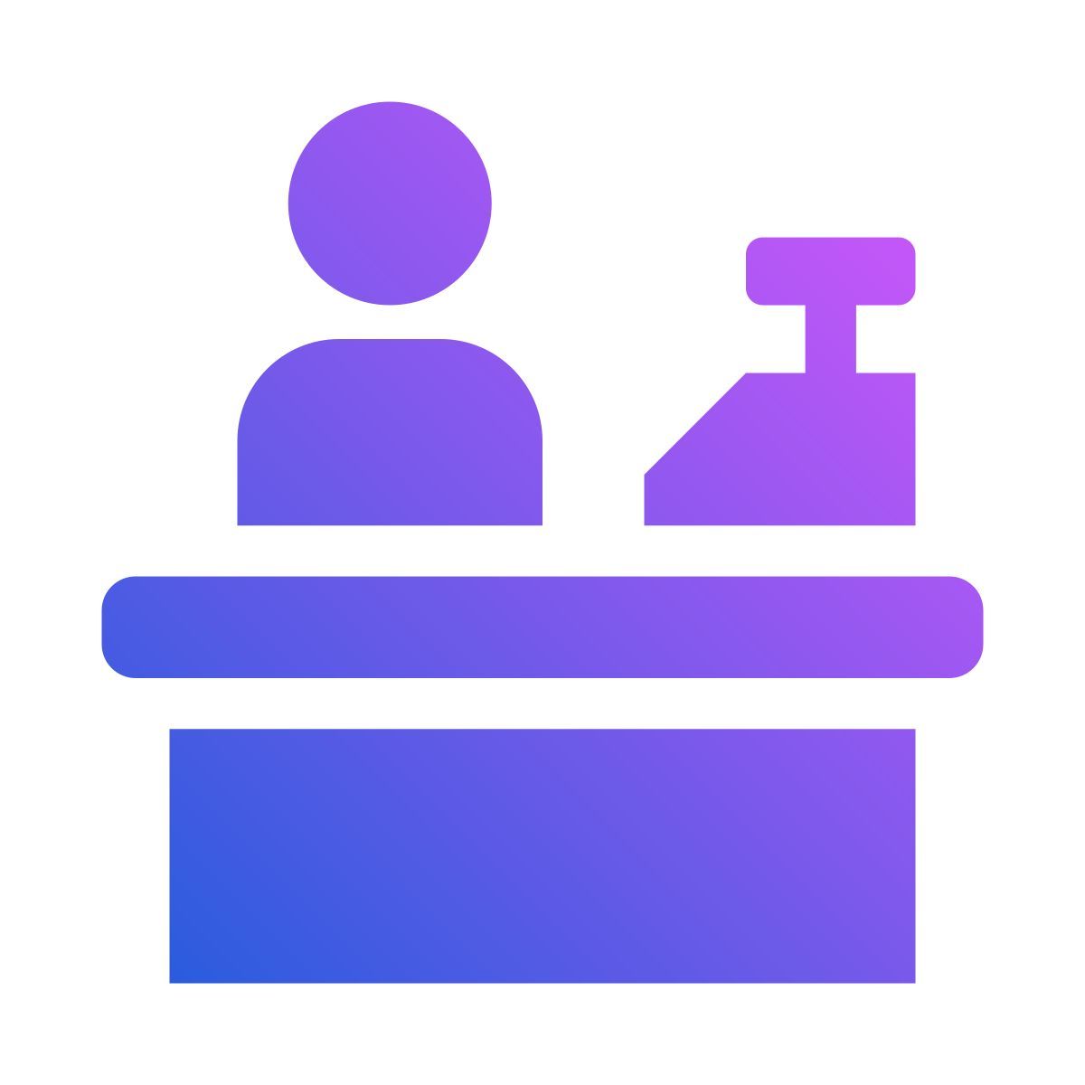 cashier counter icon