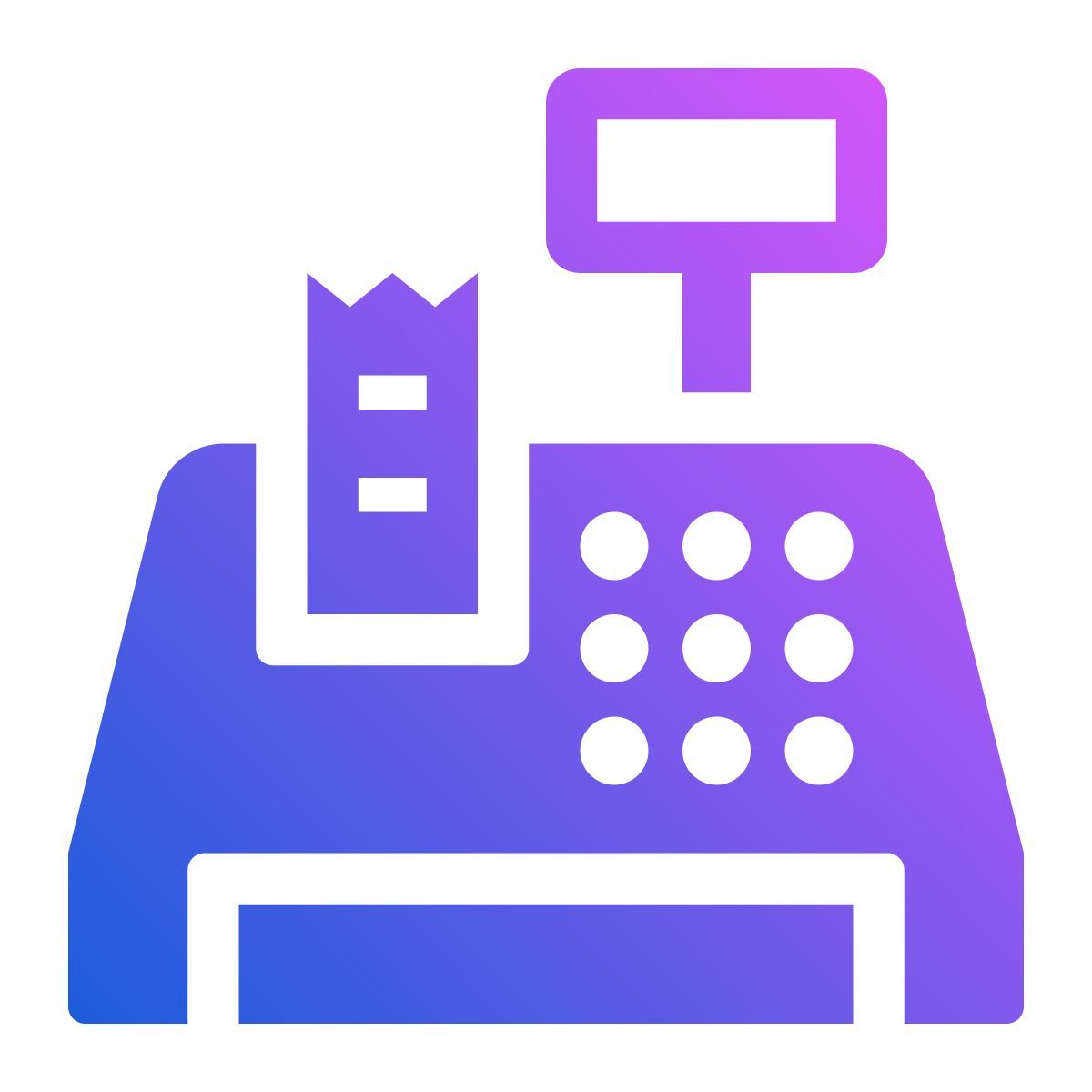 cashier machine icon