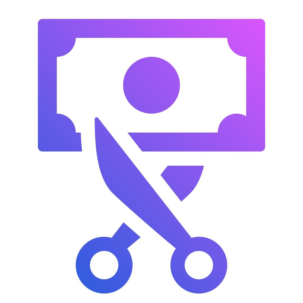 cost cutting icon