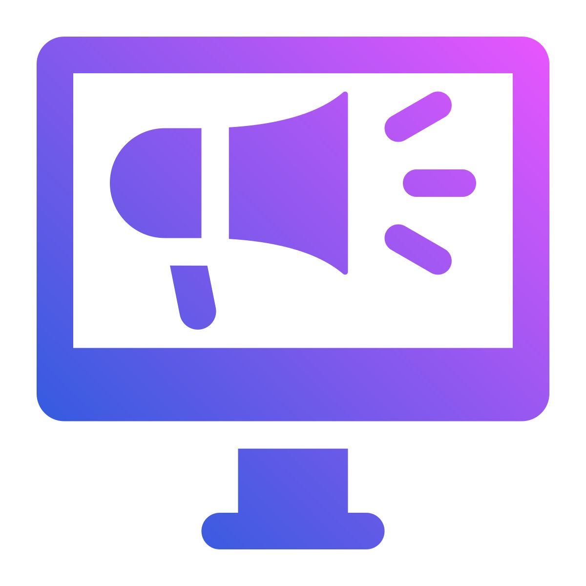 digitale werbung icon