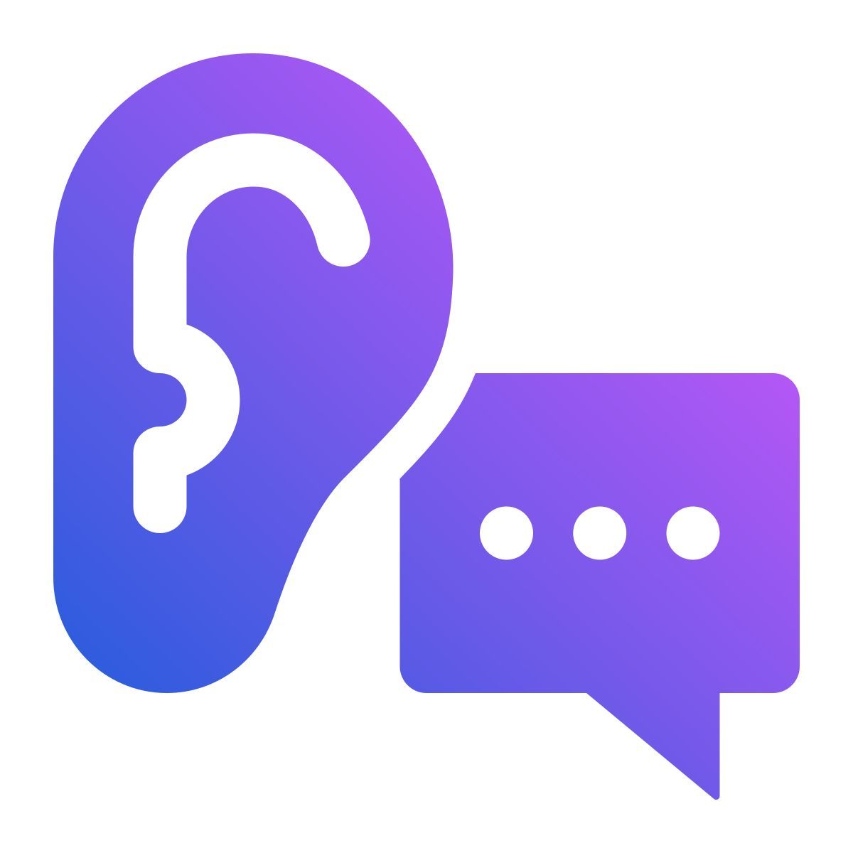 ear listening icon