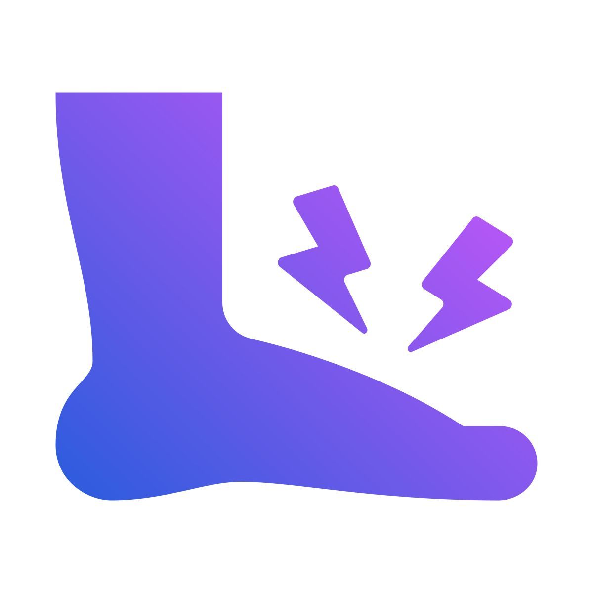 foot tingling icon