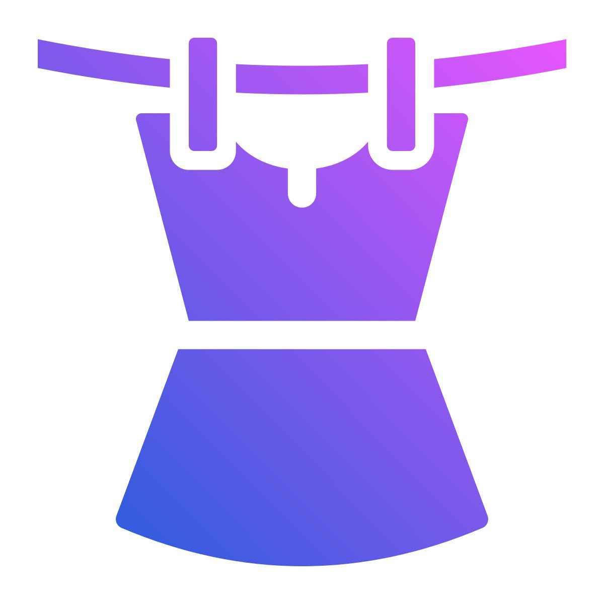 hanging clothes icon