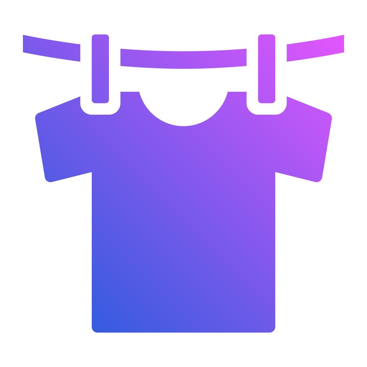 hanging clothes icon
