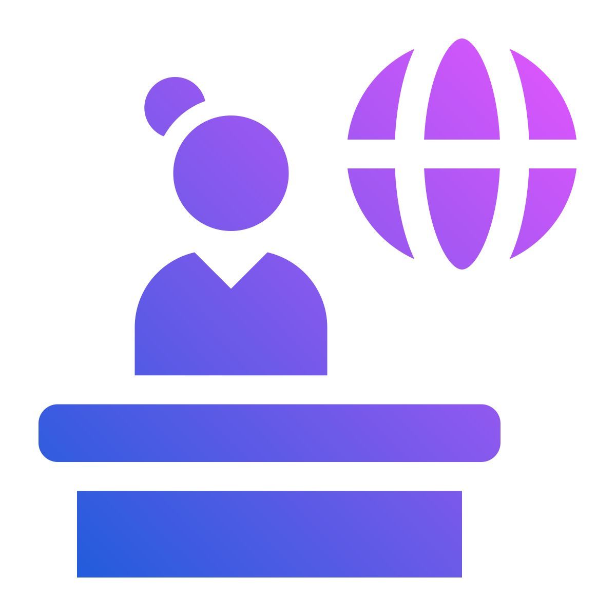news anchor icon