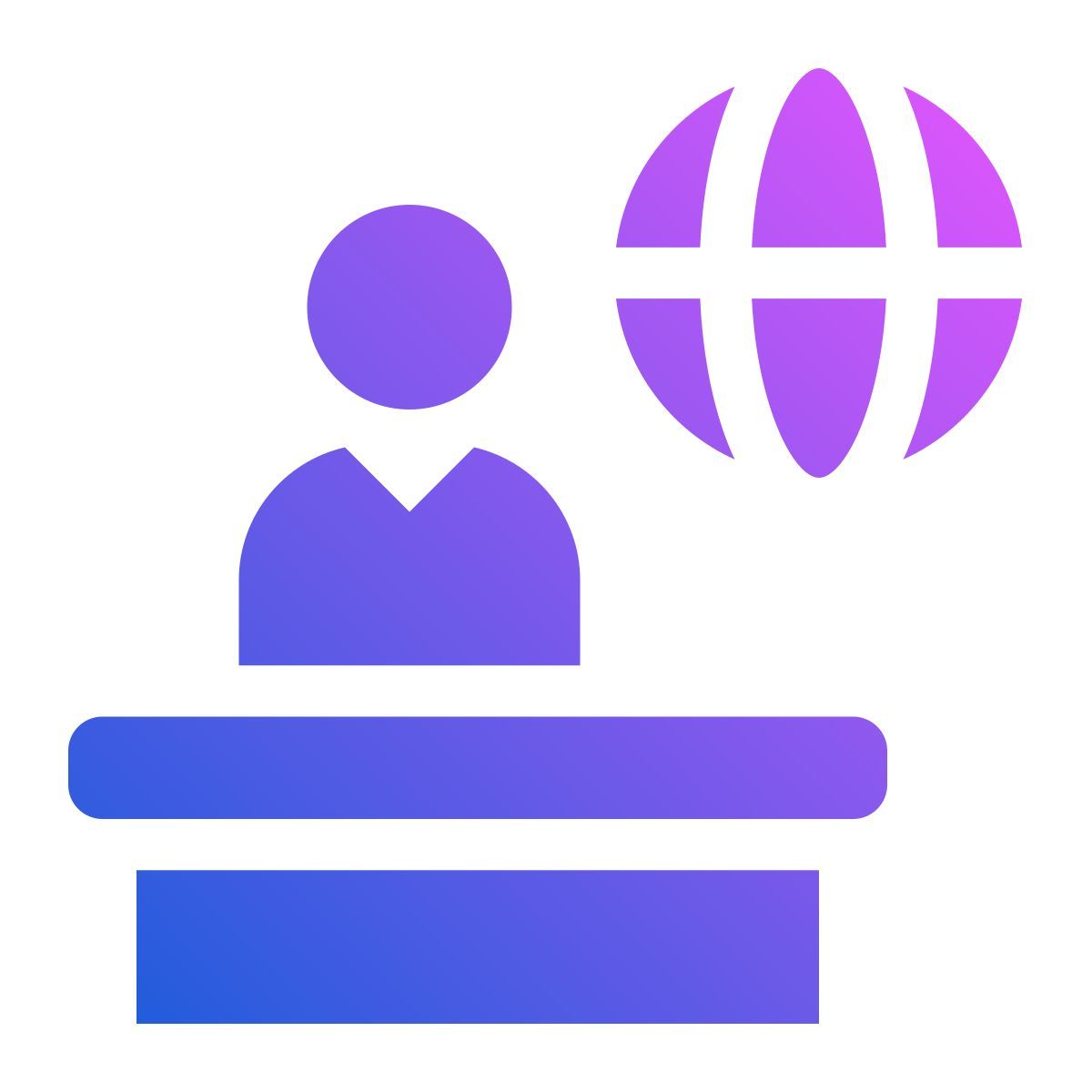 news anchor icon