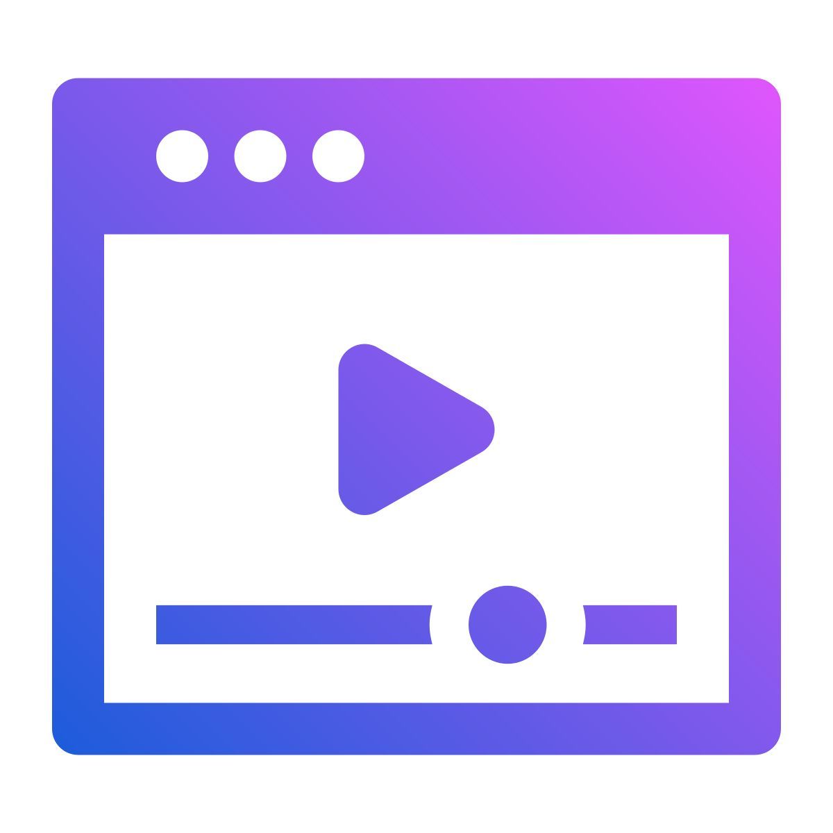 online video icon