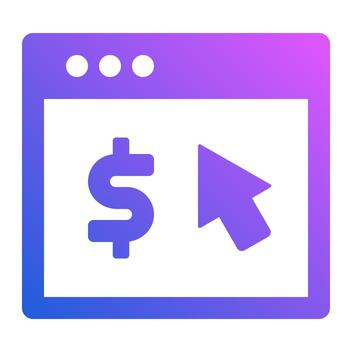 pay per click icon