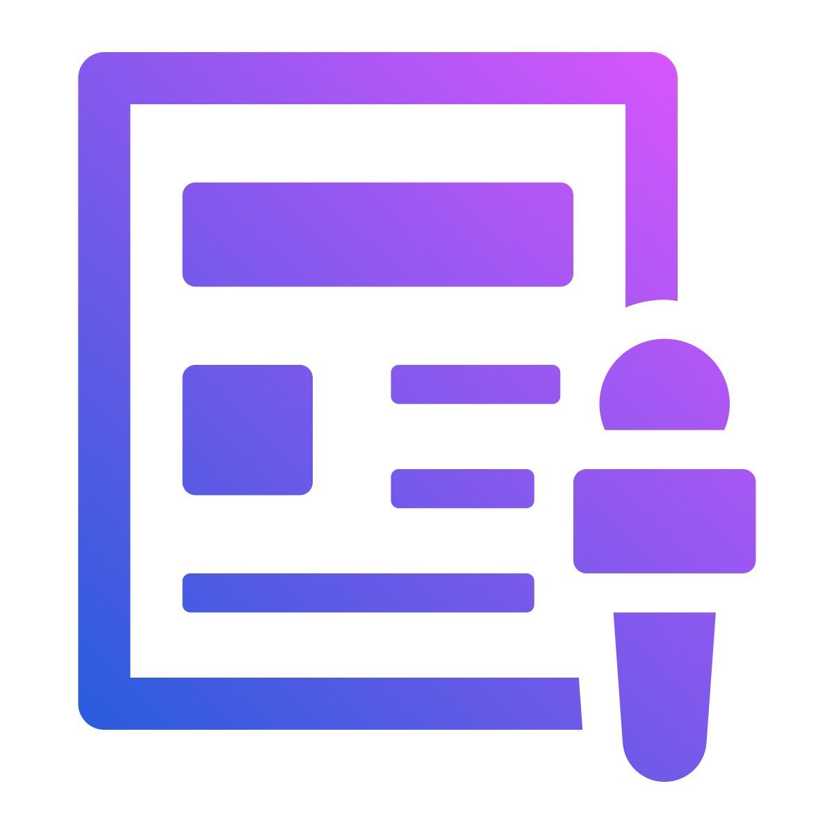 press release icon