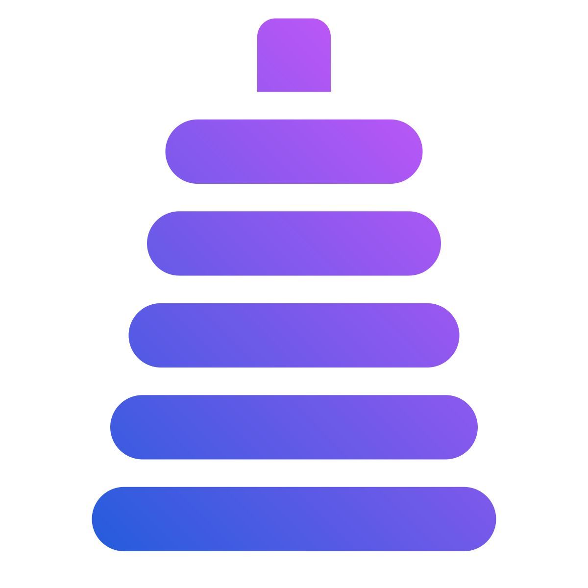 pyramid toy icon