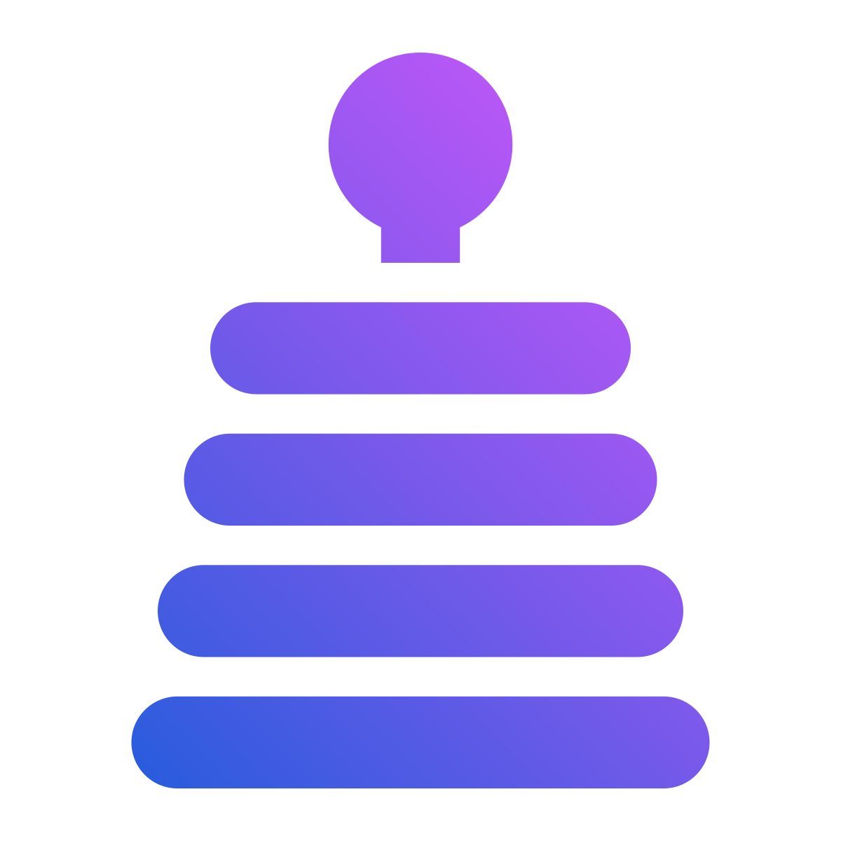 pyramid toy icon