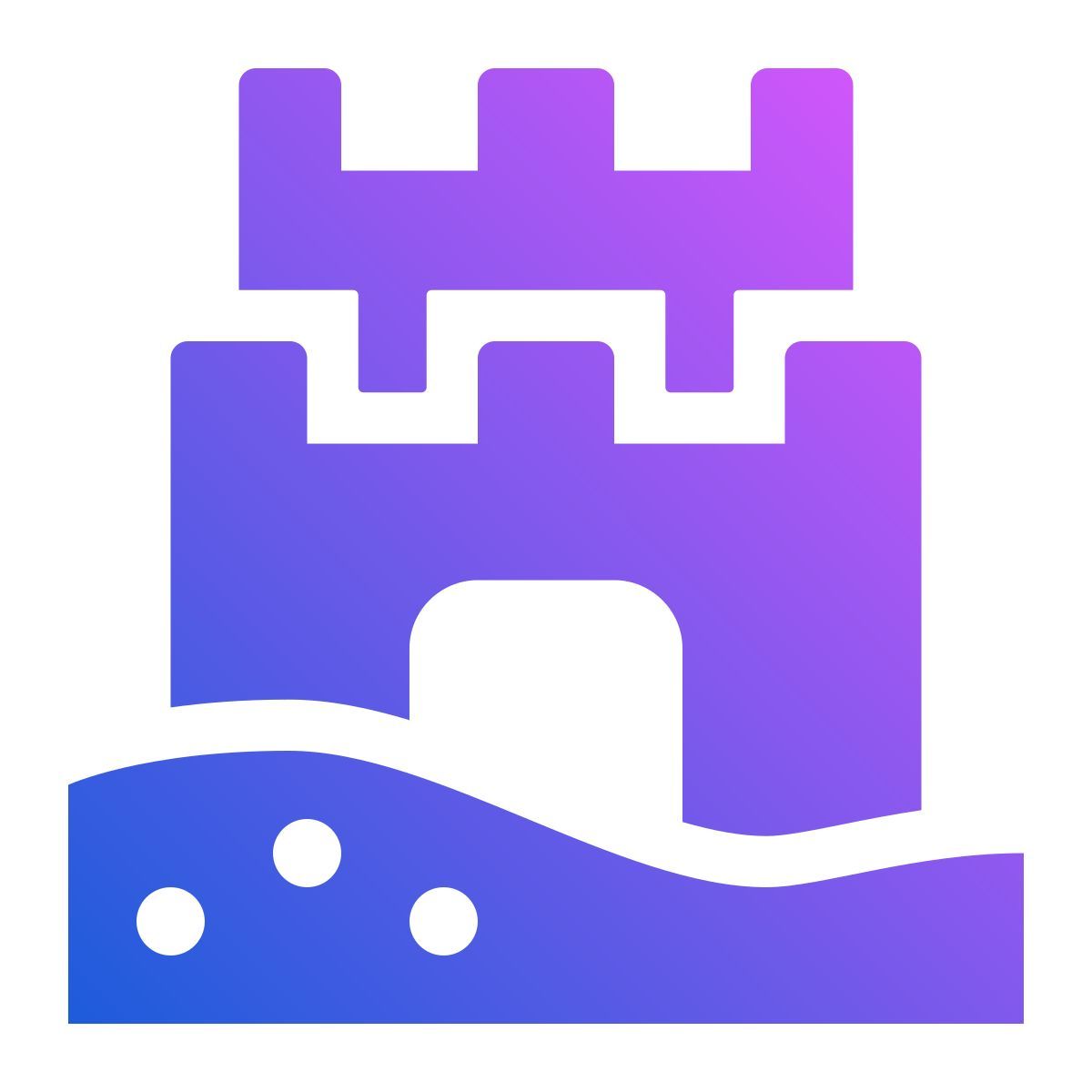sand castle icon