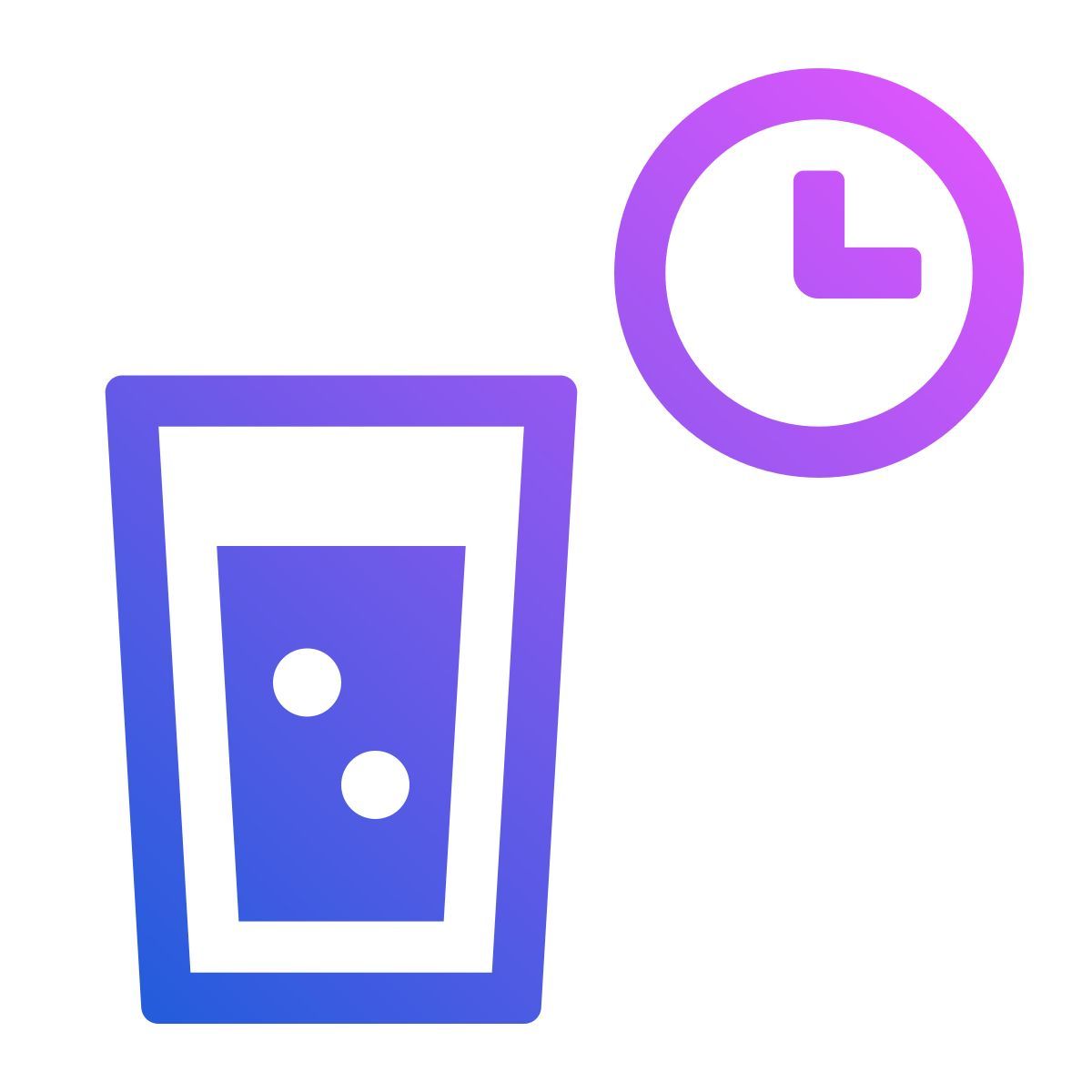 time to drink icon