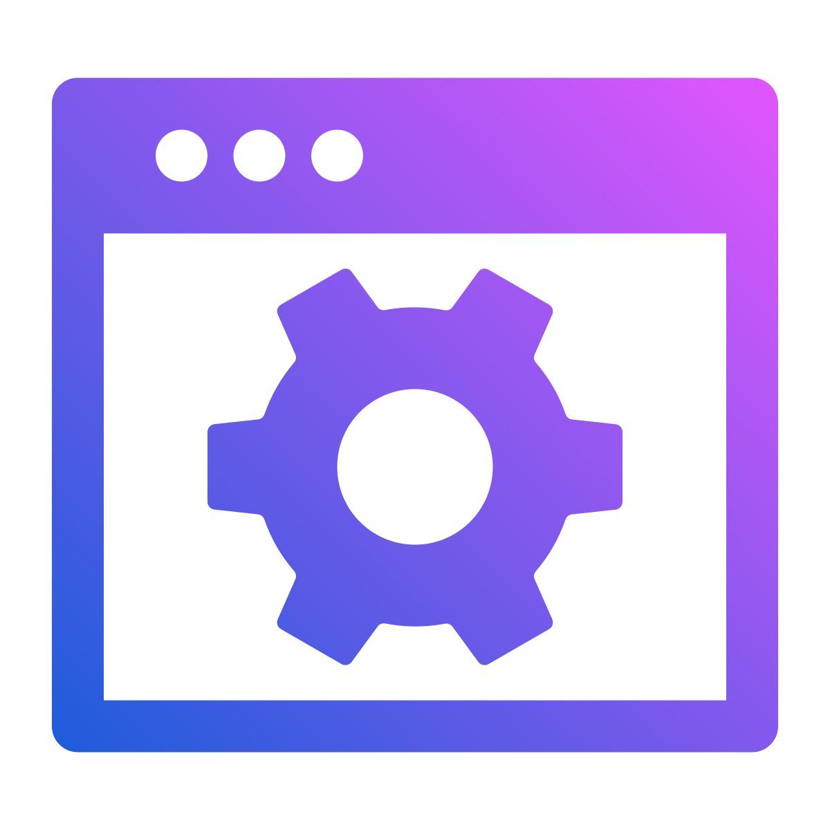configurações do site icon