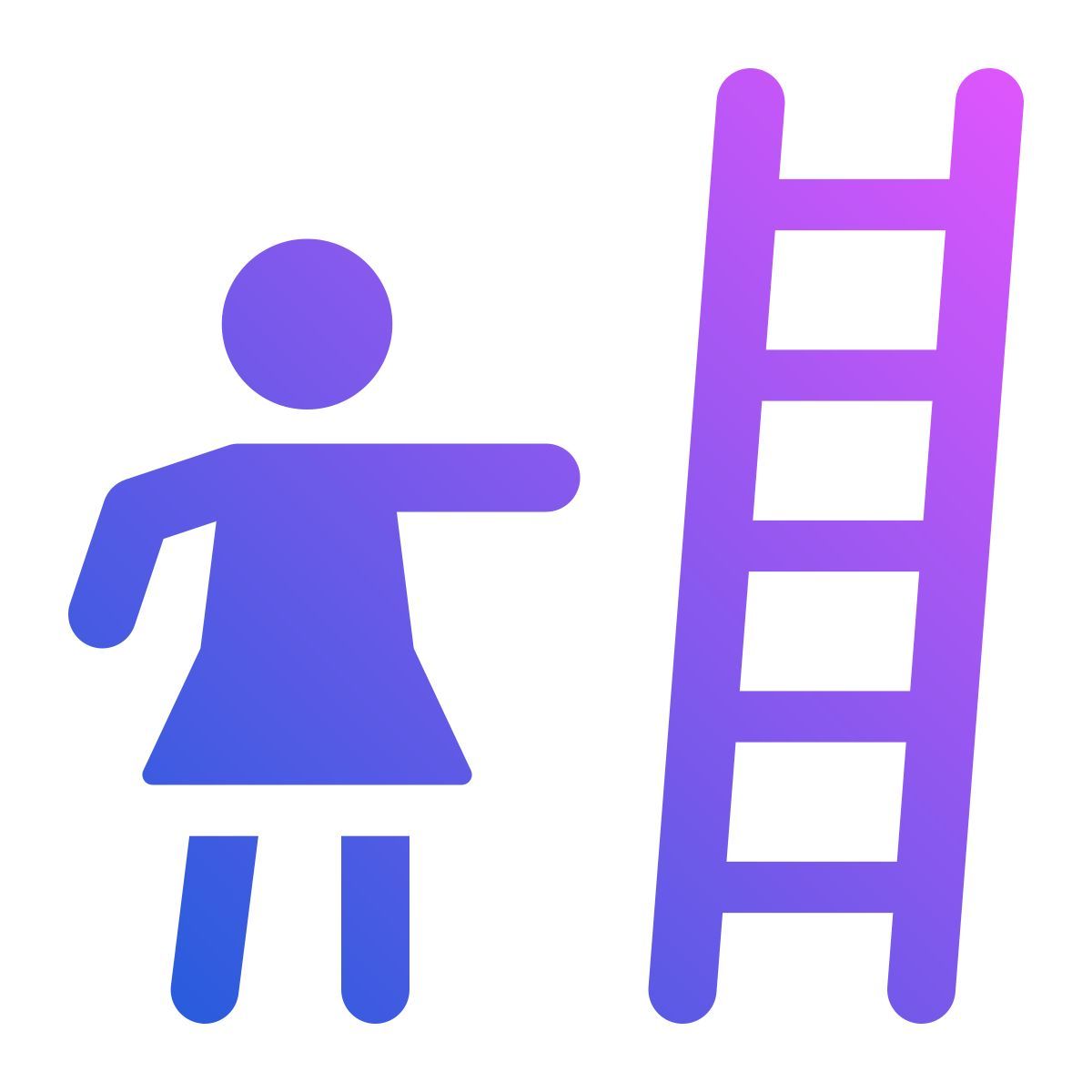 success ladder icon