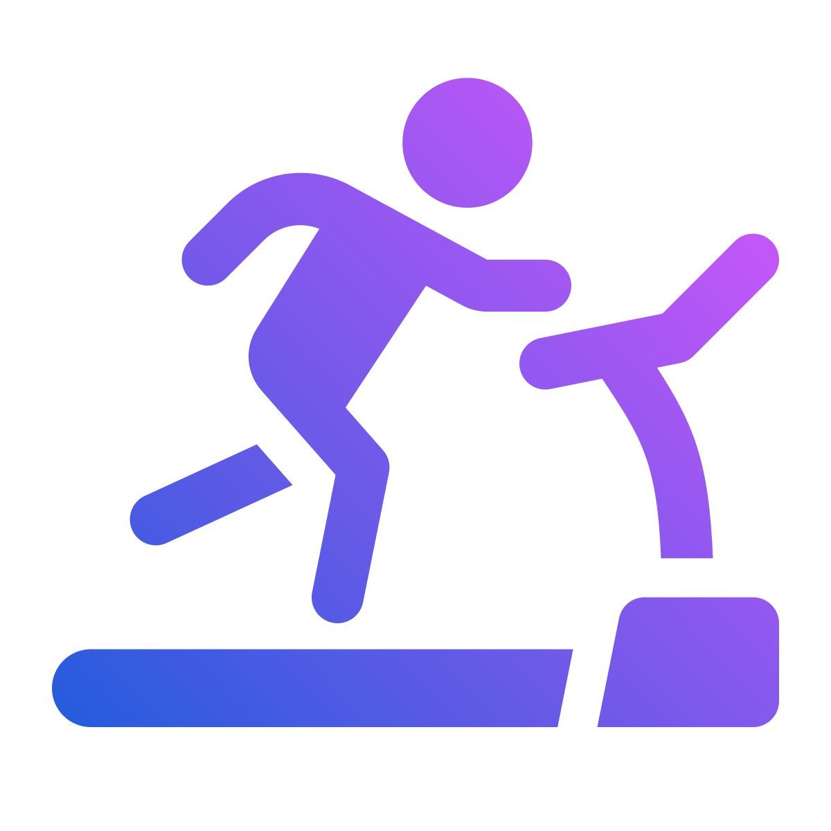 treadmill workout icon