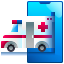 external emergency-call-telemedicine-justicon-flat-gradient-justicon icon