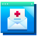 external email-telemedicine-justicon-flat-gradient-justicon icon