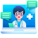 external telemedicine-telemedicine-justicon-flat-gradient-justicon-1 icon