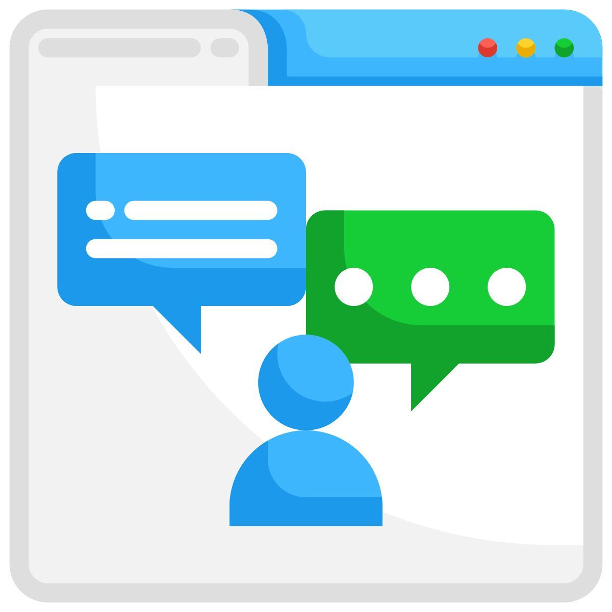 online communication icon