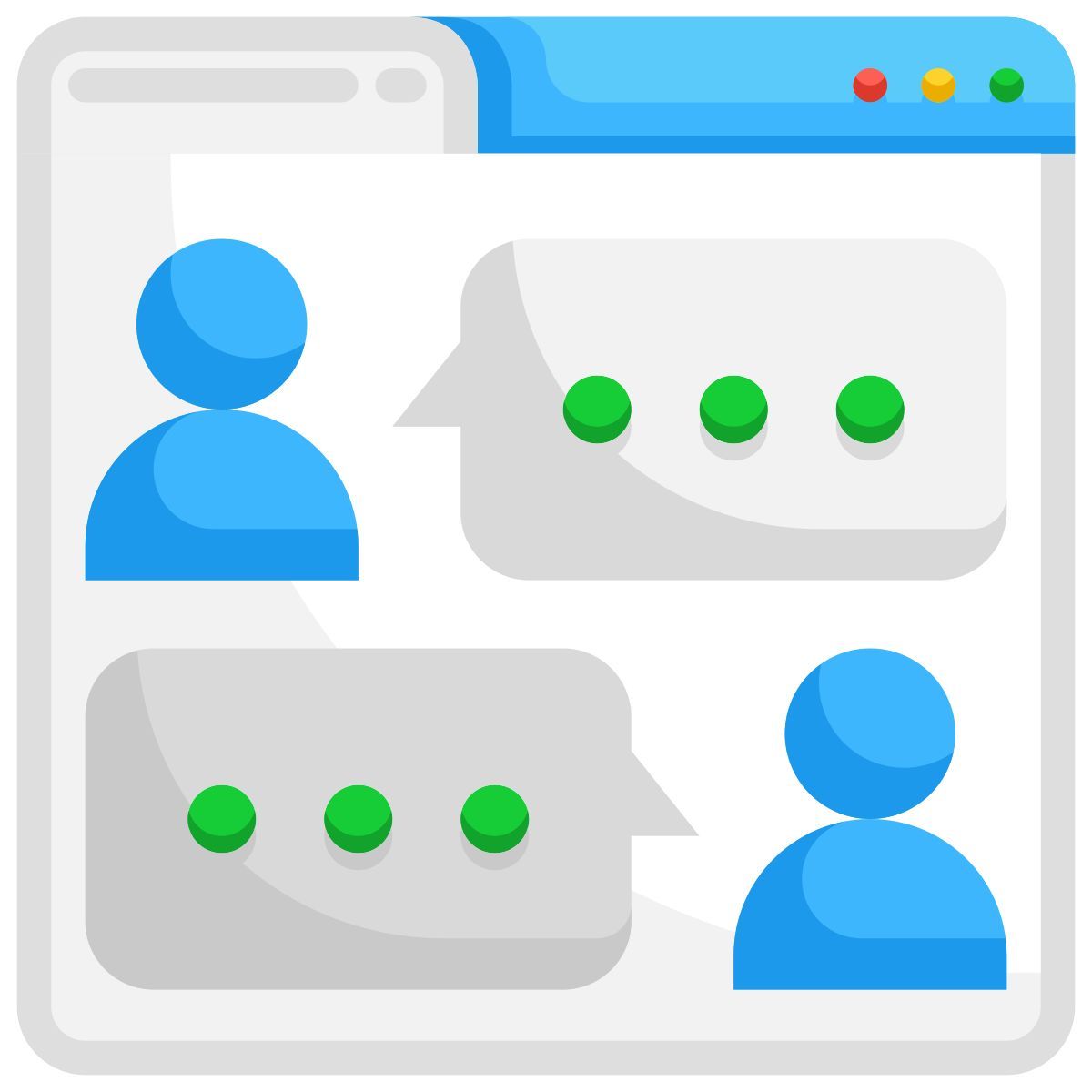 online communication icon