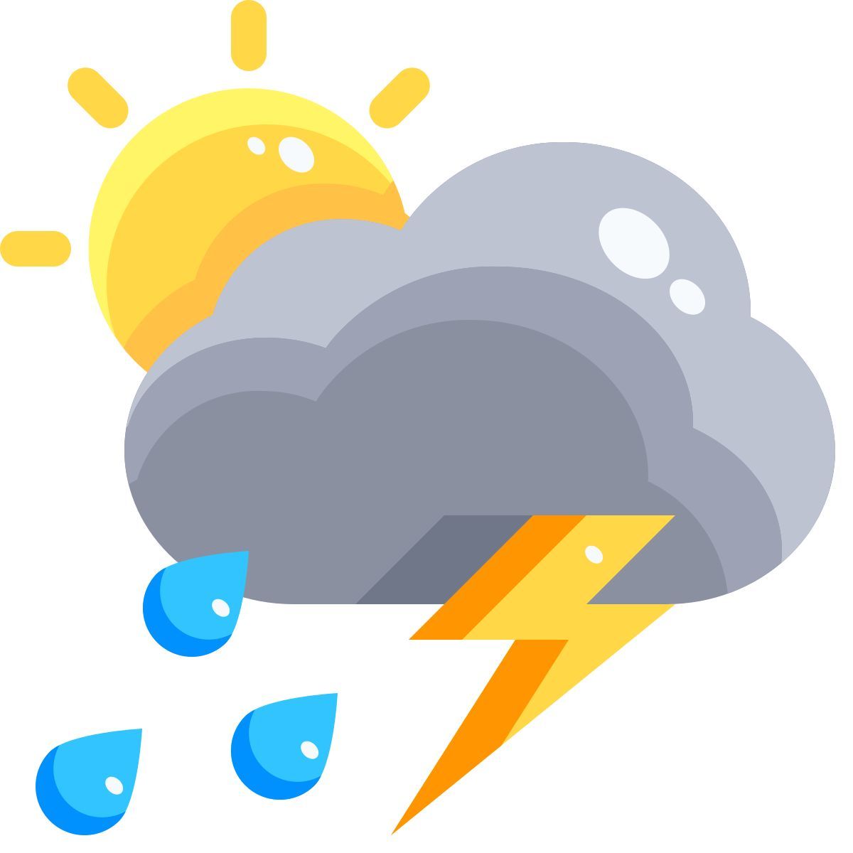 temporali sparsi icon