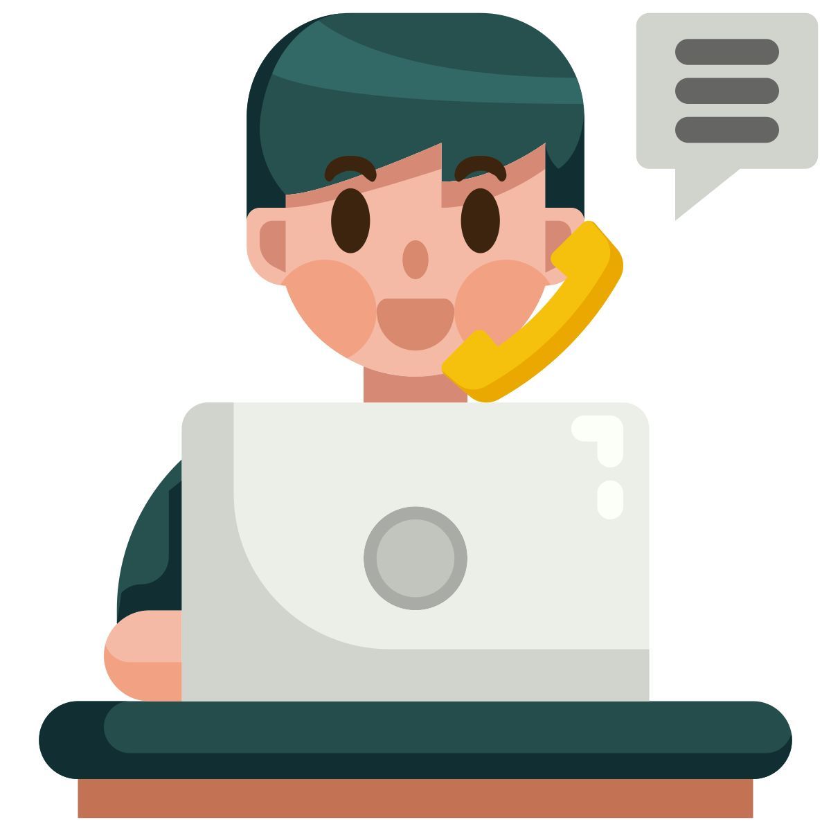 working at home icon