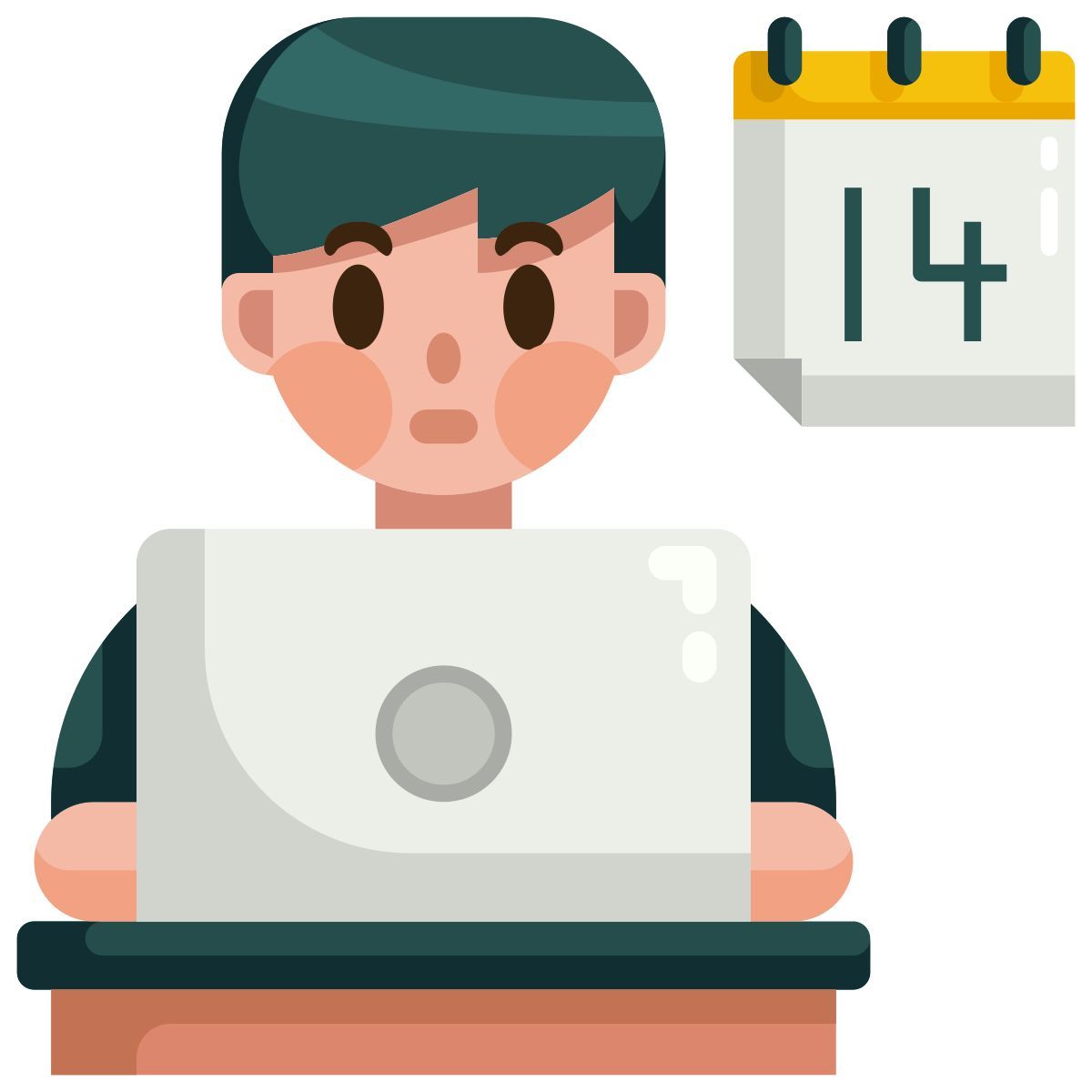 working at home icon
