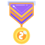 external 2nd-place-reward-and-badges-justicon-flat-justicon icon