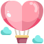 external air-balloon-romantic-love-justicon-flat-justicon icon