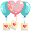 external balloon-romantic-love-justicon-flat-justicon icon