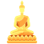 external buddha-statue-thailand-element-justicon-flat-justicon icon