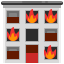 external burning-fire-fighter-justicon-flat-justicon icon