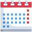 external calendar-calendar-and-date-justicon-flat-justicon icon