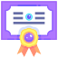 external certificate-reward-and-badges-justicon-flat-justicon icon