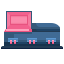 external coffin-funeral-justicon-flat-justicon-1 icon