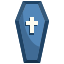 external cross-funeral-justicon-flat-justicon-1 icon