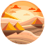external desert-landscape-justicon-flat-justicon icon